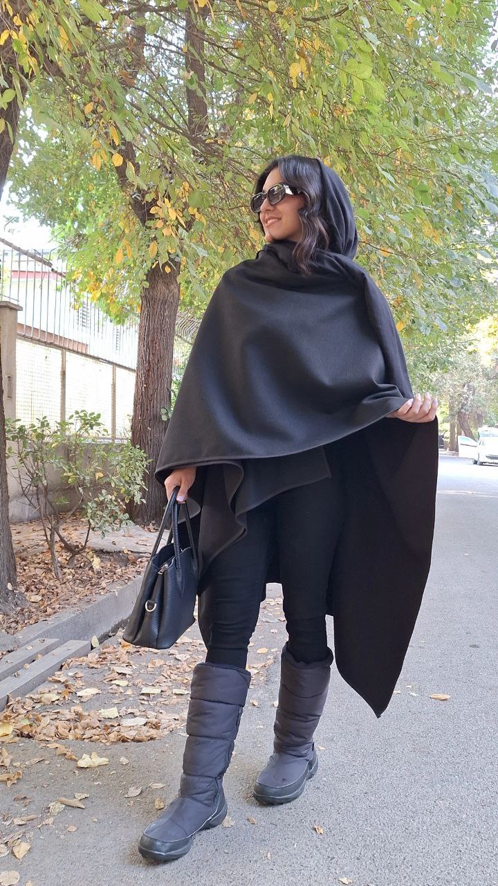 پانچو فوتر زمستونه مشکی