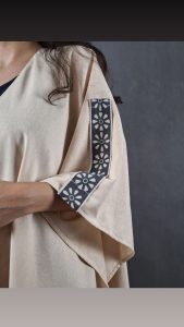 پانچو بلند لینن وارداتی